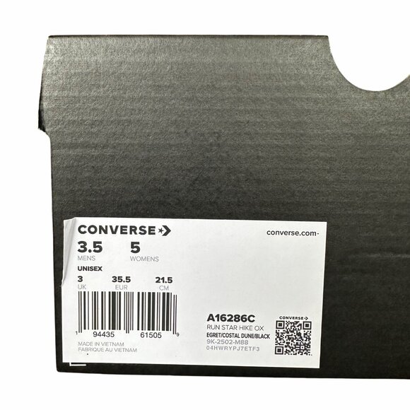 ❤️Converse Run Star Hike Platform Archive Leopard 5 Women's Shoes White A16286C - Picture 12 of 14